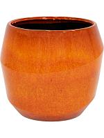 Кашпо Eddy pot orange D43 H39 см