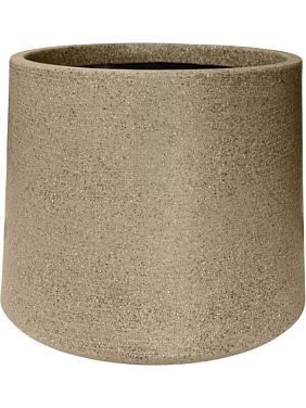 Кашпо Capi arc granite sandbag medium warm taupe