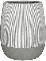 Кашпо Ridged perry l, white stripe D54 H60 см