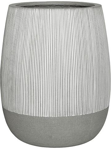 Кашпо Ridged perry l, white stripe Кашпо Ridged perry l, white stripe