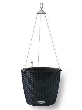 Кашпо подвесное Lechuza Nido Cottage 28 черный