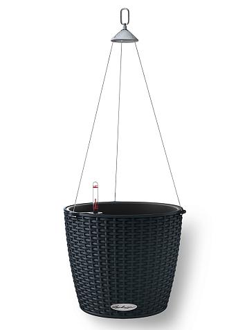 Кашпо подвесное Lechuza Nido Cottage 28 черный