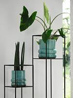 Кашпо Adagio pot reactive green D18 H18 см