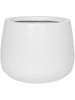 Кашпо Fiberstone kevan m matt white D26 H22 см