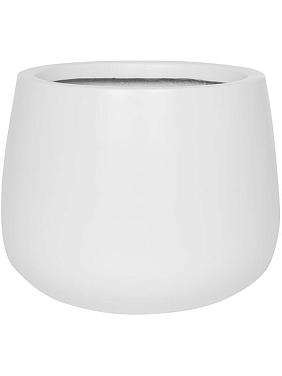 Кашпо Fiberstone kevan m matt white Кашпо Fiberstone kevan m matt white