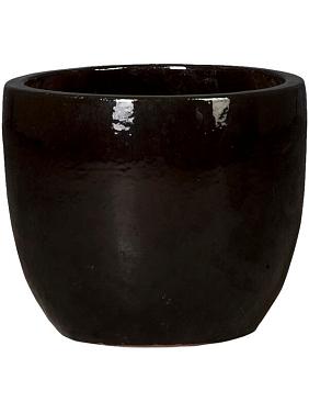 Кашпо Plain couple black shiny Кашпо Plain couple black shiny