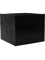 Кашпо Fiberstone jumbo without feet xl black L110 W110 H92 см Кашпо Fiberstone jumbo without feet xl black L110 W110 H92 см