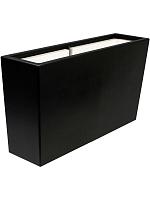 Кашпо Vepo betula rectangle anthracite L130 W40 H120 см