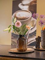 Ваза Noelle vase shiny sepia D20 H23 см Ваза Noelle vase shiny sepia D20 H23 см