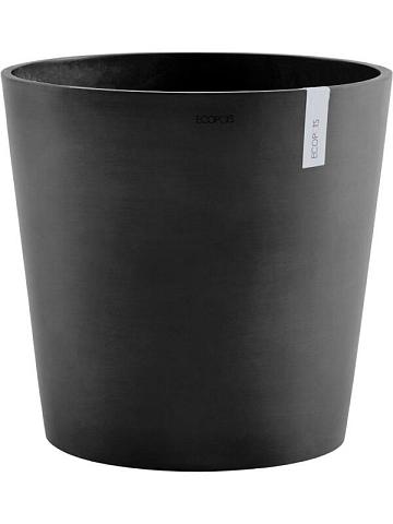 Кашпо Ecopots amsterdam 60 dark grey Кашпо Ecopots amsterdam 60 dark grey