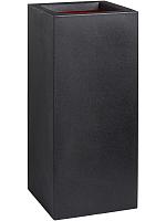 Кашпо Capi urban smooth nl planter rectangle black L36 W36 H79 см