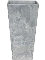 Кашпо Artstone ella vase grey L26 W26 H49 см