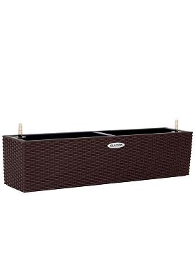 Кашпо Ola Dom Balcony Rattan (коричневый)