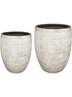 Кашпо Ciana vase concrete rust (набор 2 шт) D55 H68 см
