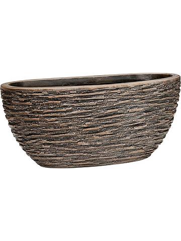 Кашпо Baq luxe lite universe wrinkle oval bronze Кашпо Baq luxe lite universe wrinkle oval bronze