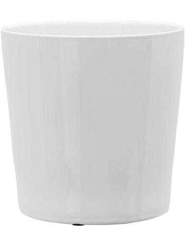 Кашпо Basic round shiny white Кашпо Basic round shiny white