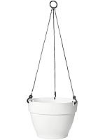 Кашпо подвесное Vibia campana hanging basket white D26 H18 см