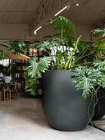 Кашпо Refined jumbo lex l pine green D114 H125 см