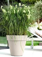 Кашпо Pure® round linen white D98 H89 см Кашпо Pure® round linen white D98 H89 см