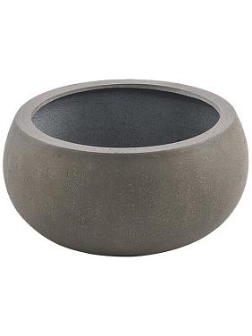 Кашпо Grigio low balloon natural concrete Кашпо Grigio low balloon natural concrete