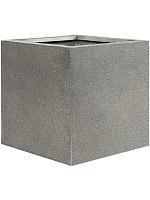 Кашпо Grigio cube with wheels natural concrete L40 W40 H40 см
