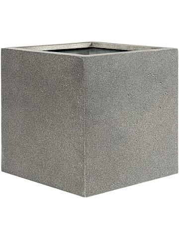 Кашпо Grigio cube with wheels natural concrete Кашпо Grigio cube with wheels natural concrete