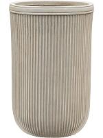Кашпо Baq vertical rib cylinder beige D37 H57 см Кашпо Baq vertical rib cylinder beige D37 H57 см