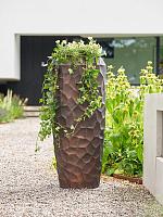 Кашпо Cascara vase bronze (набор 2 шт) D55 H125 см