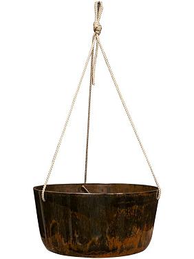 Кашпо подвесное Palermo hanger marble brown Кашпо подвесное Palermo hanger marble brown