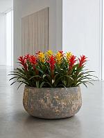 Кашпо Baq atlas bowl brown D62 H31 см