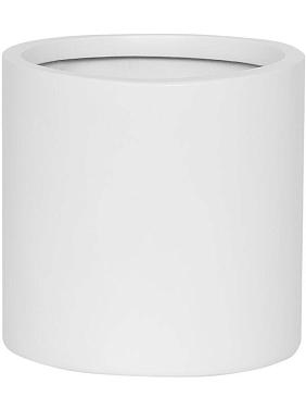 Кашпо Fiberstone puk s matt white Кашпо Fiberstone puk s matt white