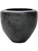 Кашпо Plain couple de luxe anthracite D41 H35 см
