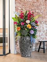 Кашпо Baq lava coppa relic black D50 H68 см Кашпо Baq lava coppa relic black D50 H68 см