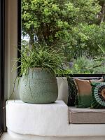 Кашпо Mediterranean hestia l, rustic green D52 H46 см