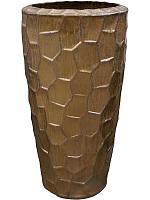 Кашпо Cascara partner relief sepia D52 H95 см