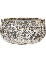 Кашпо Baq atlas bowl white D50 H25 см