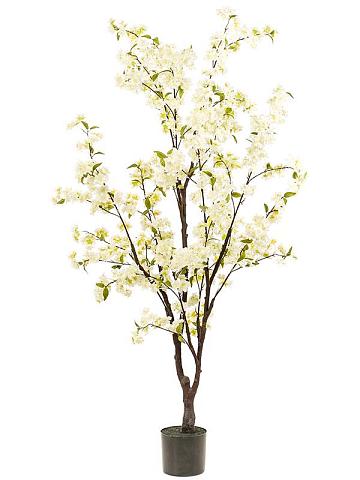 Вишневое дерево с белыми цветами искусственное Вишневое дерево с белыми цветами искусственное