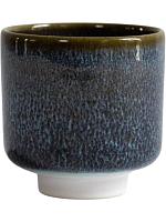 Кашпо Tupelo pot reactive jade blue D17 H17 см