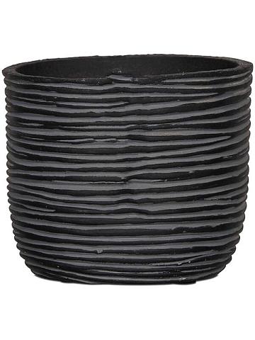 Кашпо Capi nature rib planter ball black Кашпо Capi nature rib planter ball black