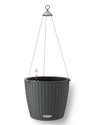 Кашпо подвесное Lechuza Nido Cottage 28 гранит