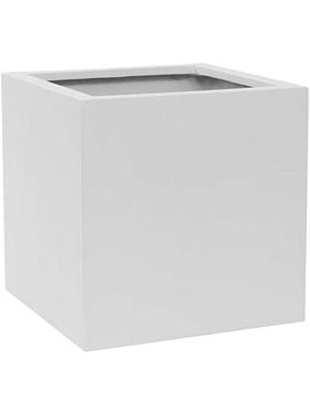 Кашпо Fiberstone block m matt white Кашпо Fiberstone block m matt white
