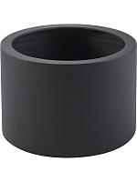 Кашпо Grigio cylinder xl anthracite D80 H61 см