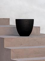 Кашпо Grigio egg pot anthracite D50 H45 см