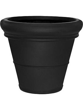 Кашпо Heritage bucket low classic m, black