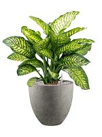 Кашпо Grigio egg pot natural concrete D40 H36 см