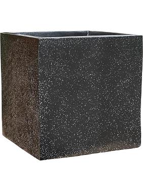 Кашпо Baq terrazzo cube black Кашпо Baq terrazzo cube black