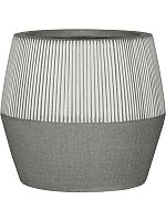 Кашпо Ridged harley s, white stripe D36 H32 см