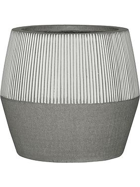 Кашпо Ridged harley s, white stripe Кашпо Ridged harley s, white stripe