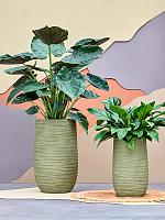 Кашпо Baq tornado partner green D49 H80 см