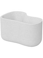 Кашпо Milos low planter (stone feeling) L71 W51 H38 см